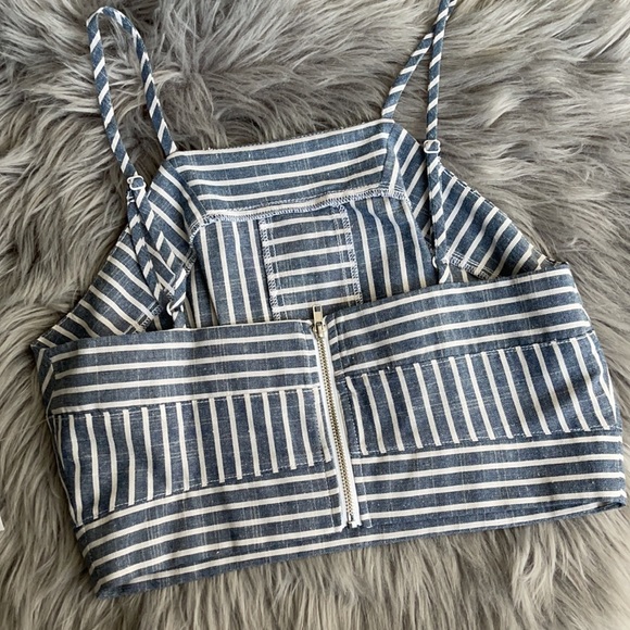 NWT Charlotte Russe | Striped Crop Top - Picture 5 of 7